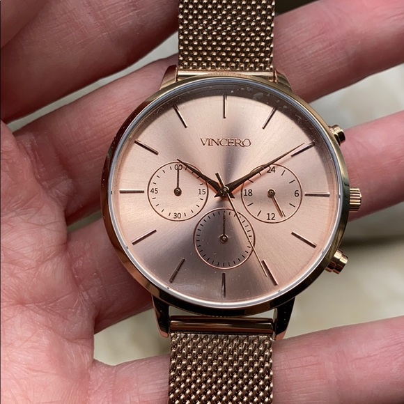 Vincero - The Eros Mesh Rose Gold Watch main image 8